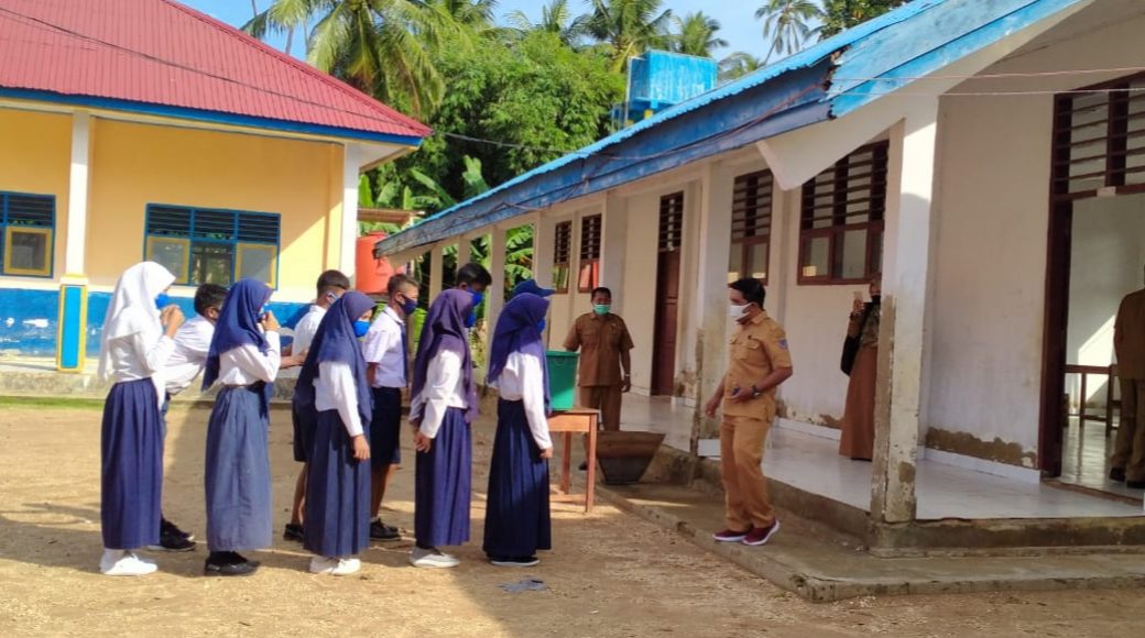 Satap 3 Maginti Gelar Ujian Sekolah Sesuai Prokes