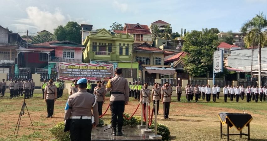 Ini Daftar Perwira yang Mengikuti Sertijab Wilayah Polres Baubau