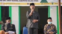 Bupati Kolut, H. Nur Rahman Umar mengajak masyarakat untuk membayar zakat ke Baznas