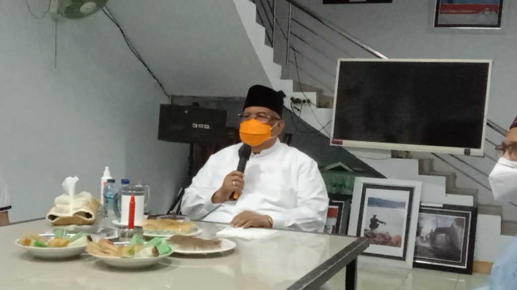 Gubernur Sultra, H. Ali Mazi, SH., menghadiri buka puasa bersama insan pers