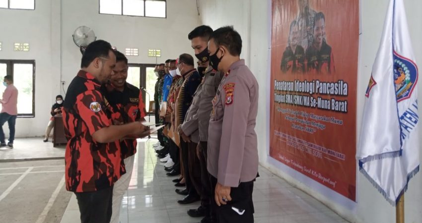 SAPMA PP Mubar Tanamkan Semangat Pancasila di Momentum Hardiknas