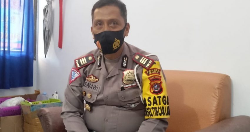 Ciptakan Rasa Nyaman, Satlantas Polres Muna Lakukan Patroli Subuh