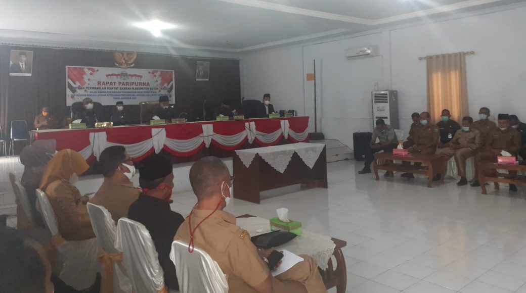 Dewan Soroti LKPJ Bupati Buteng Tahun Anggaran 2020