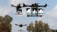Layanan Pos Inggris Gunakan Drone untuk Kirim APD dan Alat Tes ke Pulau-Pulau Terpenci
