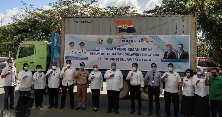Kakanwil Bulog: Sultra Surplus Beras, Gubernur Lepas 1000 Ton ke Sulut