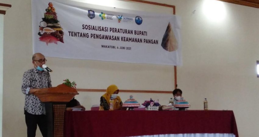 Dinkes Wakatobi Gelar Sosialisasi Perbup Pengawasan Keamanan Pangan