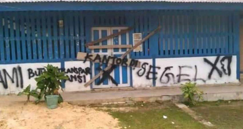 Kantor Desa di Mubar Disegel, Ini Jawaban Kapolsek Sawerigadi