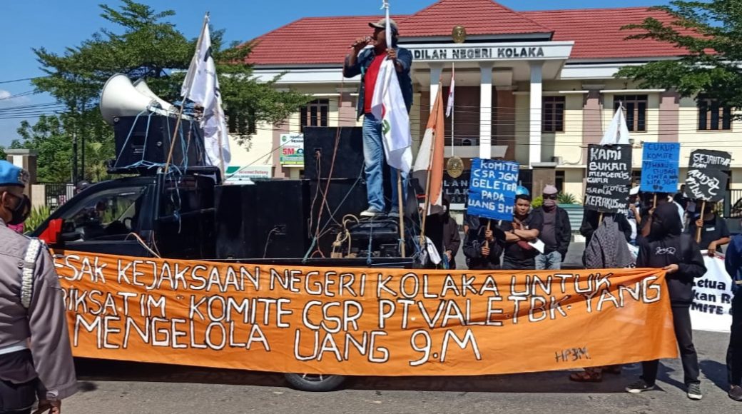 Forsda dan HP3M Tuntut Dana 9 Milyar Komite CSR VALE Segera Diusut