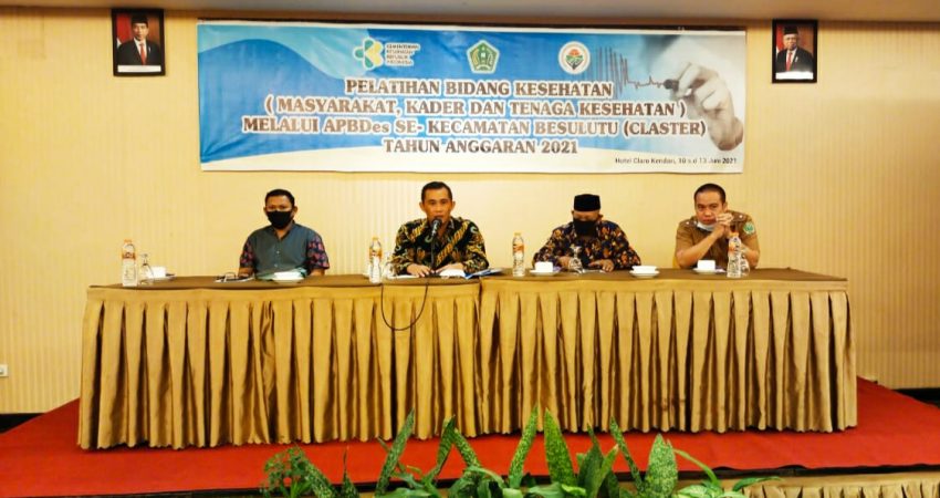 Melalui APBDes, Desa se-Kecamatan Besulutu Ikuti Pelatihan