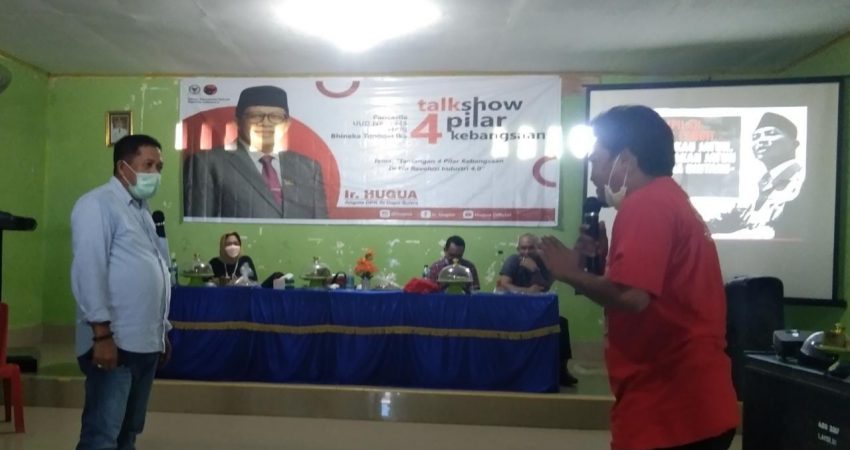 Hadiri Talkshow 4 Pilar Kebangsaan, Hugua Tekankan Pentingnya Nilai Pancasila