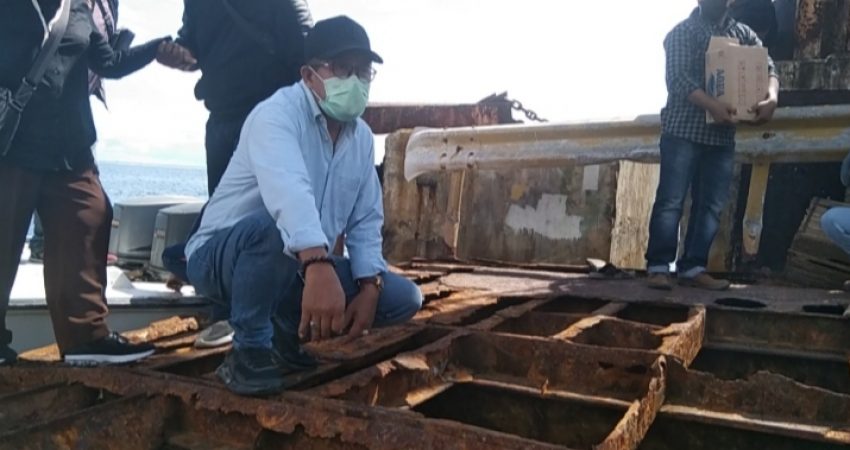 Kunjungan ke Konkep, Hugua Prihatin dengan Kondisi Pelabuhan Ferry Langara