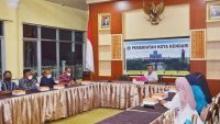 Wali Kota Kendari saat menerima kunjungan AMSI Sultra