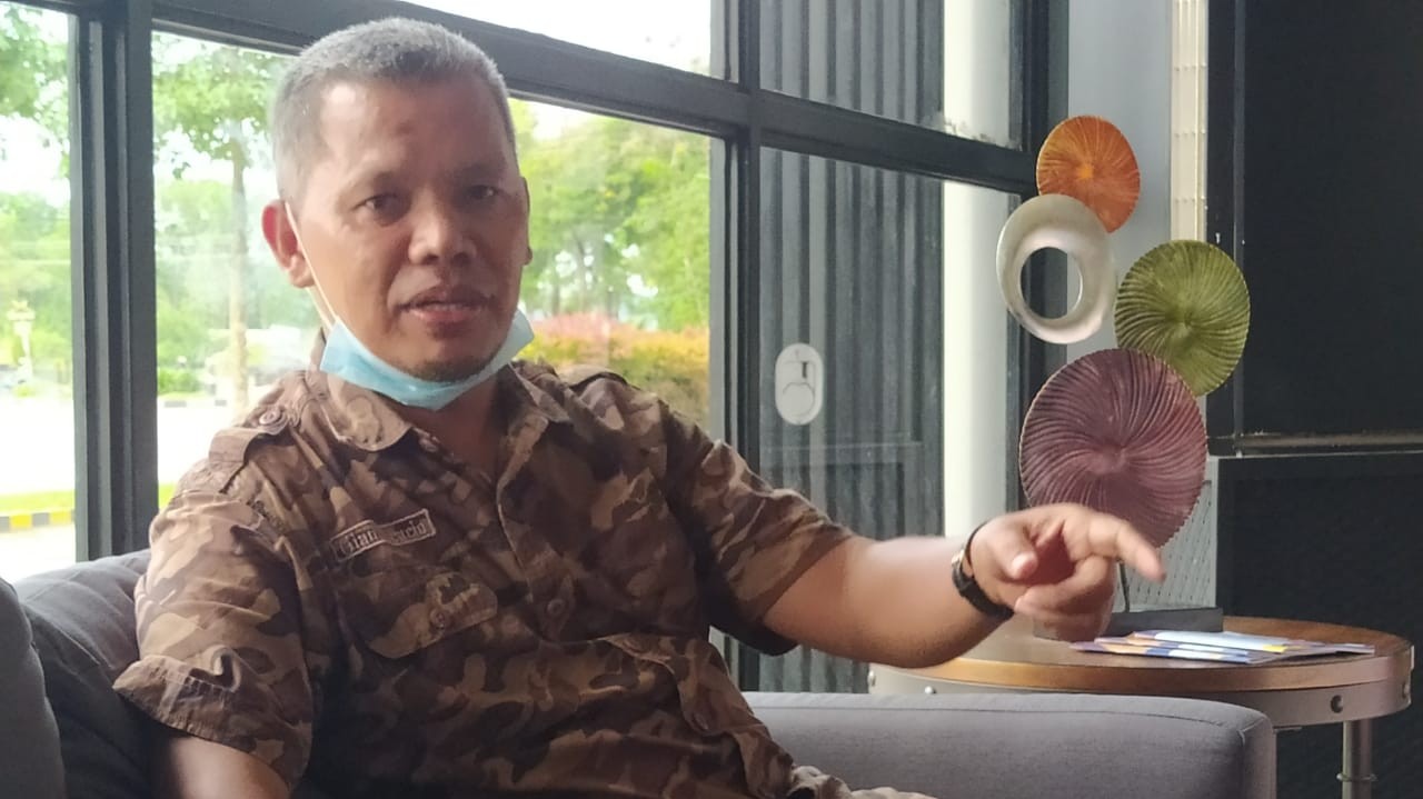 Humas PT Tiran Group Sulawesi Tenggara, La Pili saat ditemui pihak tegas.co