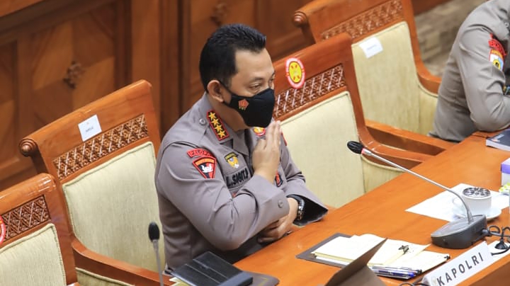 Kapolri RDP Bersama Komisi III DPR RI