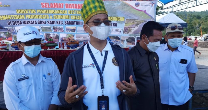 Kemeparekraf Kunker di Desa Sani-sani Kabupaten Kolaka