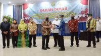 Acara ramah tamah bersama ketua DPD RI La Nyalla Mattalitti bersama Gubernur dan Wakil Gubernur Sultra serta Walikota Baubau di Rujab Walikota Baubau