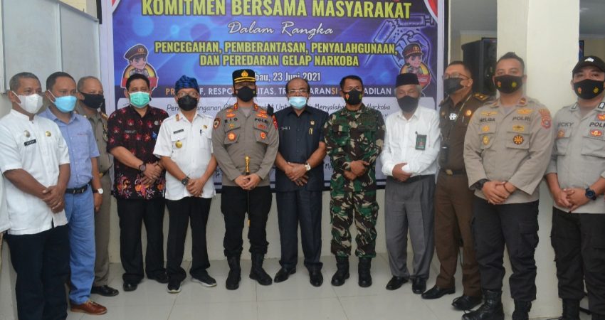 Darurat Narkoba, Polres Baubau Launching Kampung Tangguh Anti Narkoba