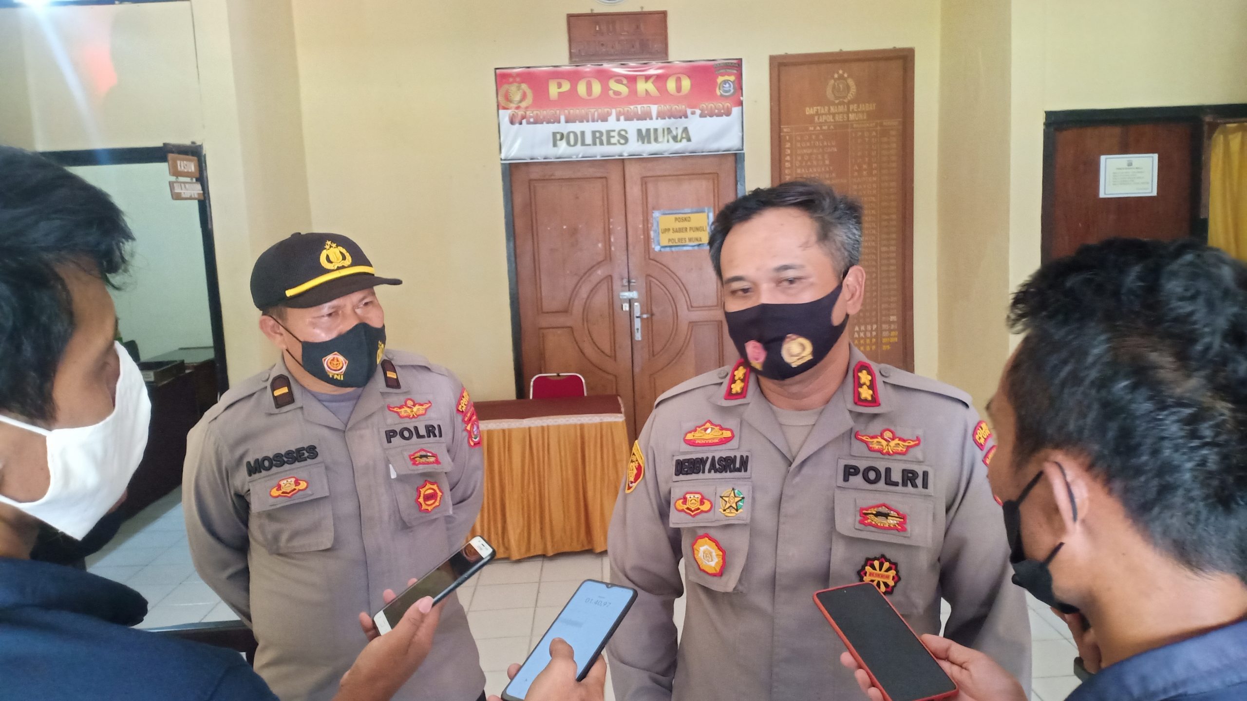 Kapolres Muna, AKBP Debby Asri Nugroho. foto (yus/tegas.co)