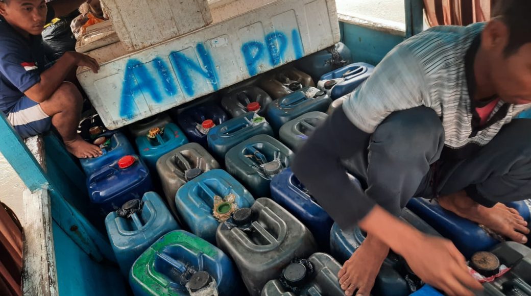 Ditpolairud Polda Sultra Gagalkan Penyelundupan 4,2 Ton Migas
