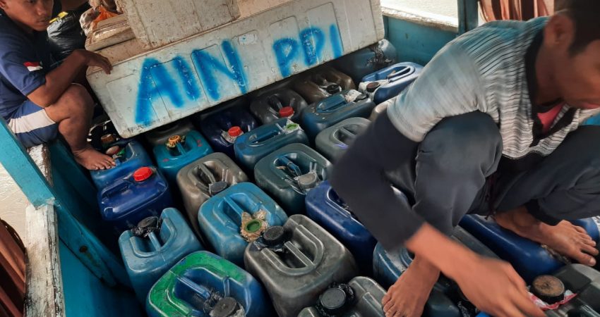 Ditpolairud Polda Sultra Gagalkan Penyelundupan 4,2 Ton Migas
