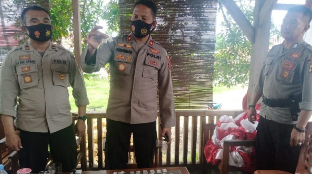 Muna Darurat Narkotika, Polsek Katobu Temukan Paket Diduga Sabu Tak Bertuan