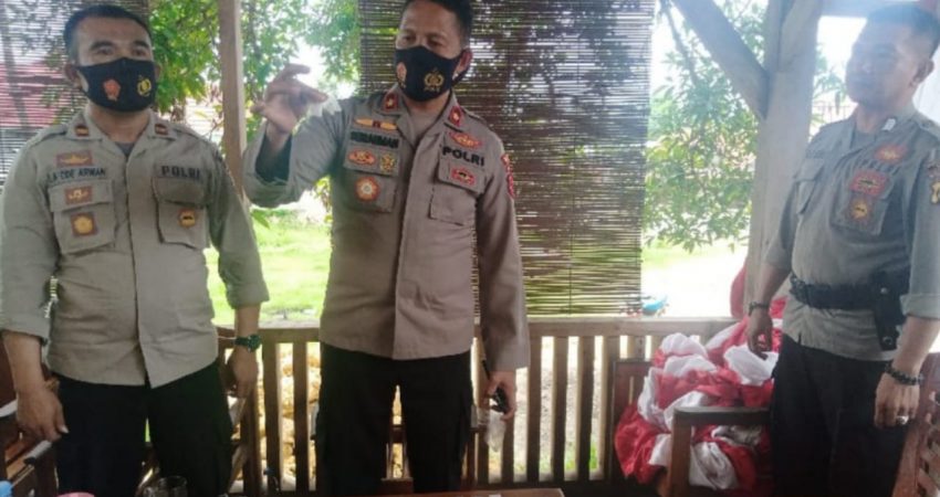 Muna Darurat Narkotika, Polsek Katobu Temukan Paket Diduga Sabu Tak Bertuan