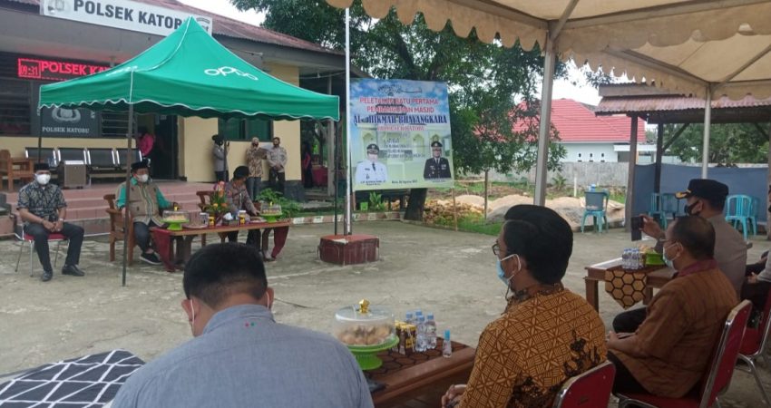Inisiasi Bangun Masjid, Polsek Katobu Ajak Semua Pihak Jadikan Ladang Amal