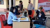 Polres Kolaka Gelar Vaksinasi Penyandang Disabilita