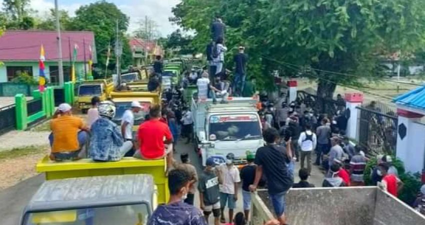 Sambangi Kantor Bupati, PST Buteng Minta Diperhatikan