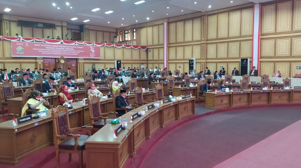 Covid-19 Hingga TKA: Catatan Penting DPRD Sultra di Rapat Paripurna HUT Kemerdekaan RI ke-76