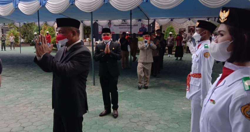 Pemkot Baubau Kukuhkan Paskibra 2021