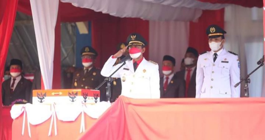 Pemda Kolut Peringati HUT RI ke 76 Sesuai Prokes, Pengibar Bendera Berkurang