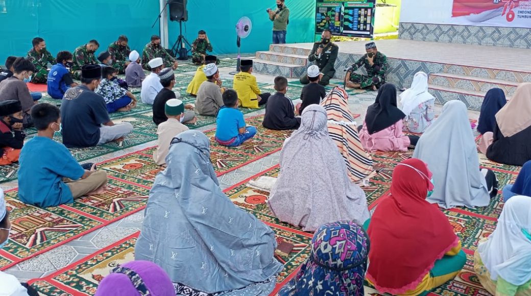 Kodim 1412 Kolaka Gelar Doa Bersama Puluhan Anak Yatim Piatu