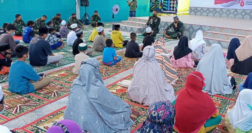 Kodim 1412 Kolaka Gelar Doa Bersama Puluhan Anak Yatim Piatu