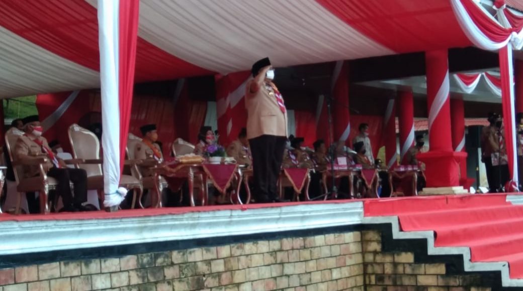 Peringatan Hari Pramuka ke 60, Ini Harapan Ketua Mabida Sultra