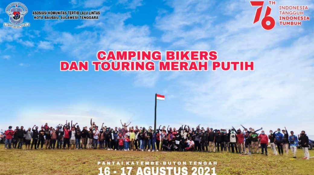 Rayakan Kemerdekaan, Askomtiblan Baubau Gelar Camping Merah-Putih