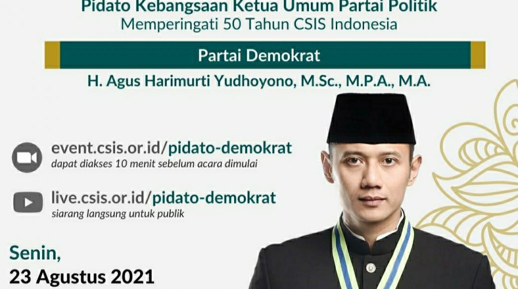 AHY: Demokrat Ingin Rakyat Selamat, Jangan Anggap Kritik Sebagai Lawan
