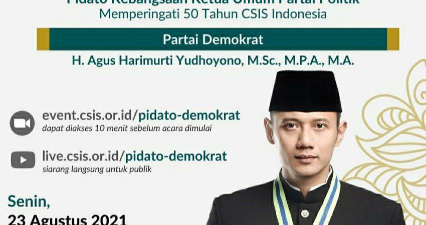 AHY: Demokrat Ingin Rakyat Selamat, Jangan Anggap Kritik Sebagai Lawan