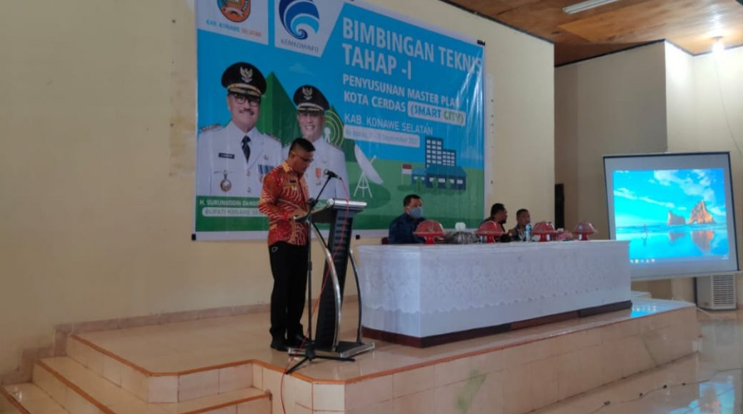 Canangkan Konsep Smart City, Pemkab Konsel Gelar Bimtek Penyusunan Master Plan Kota Cerdas