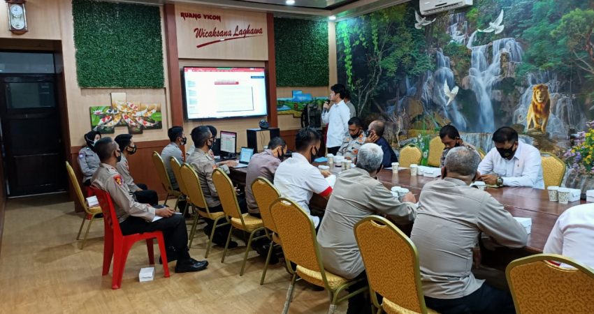 Polres Konsel Gelar Analisa dan Evaluasi Kamtibmas 2021