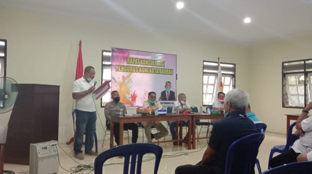 Gelar Rapat Konsolidasi, KONI Baubau Tatap Porprov 2022