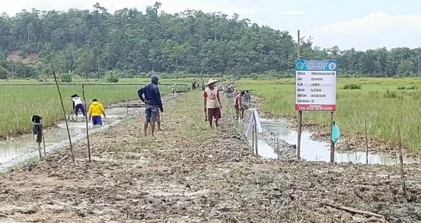 Pemdes Wawohine Prioritaskan Penggunaan DD Pada Program Padat Karya Tunai Desa