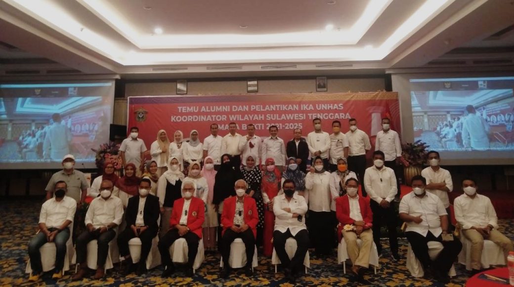 Dilantik Sebagai Ketua IKA Unhas Korwil Sultra, Asrun Lio Bakal Tuntaskan Program Periode Sebelumnya