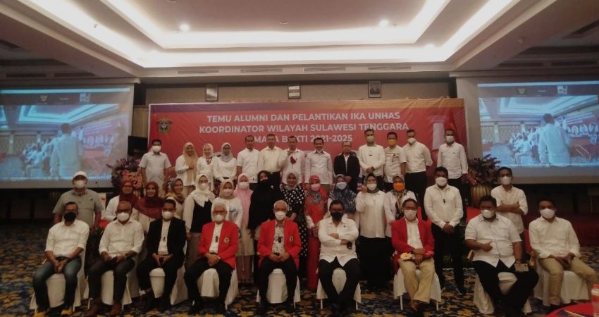 Dilantik Sebagai Ketua IKA Unhas Korwil Sultra, Asrun Lio Bakal Tuntaskan Program Periode Sebelumnya