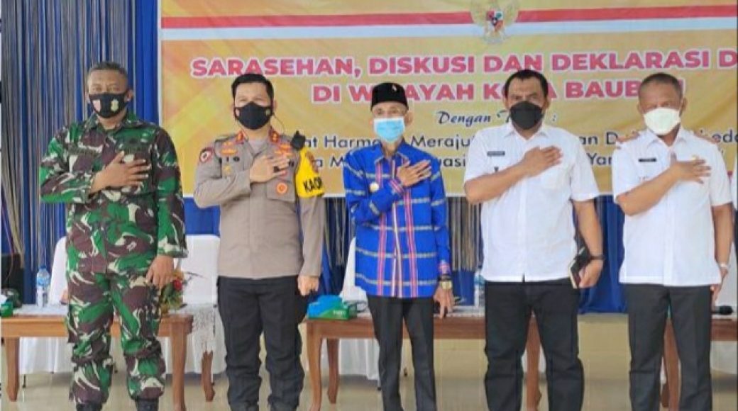 Deklarasi Damai Cipta Kondisi: Tolak Perilaku Intoleran