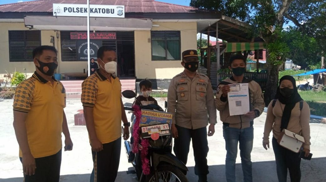 Kisah Warga Baubau Ketiban Rezeki Motor di Polsek Katobu