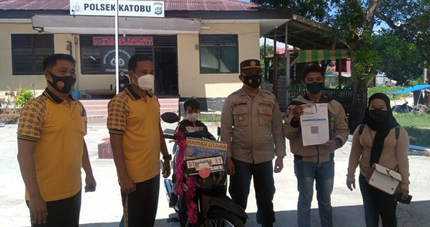 Kisah Warga Baubau Ketiban Rezeki Motor di Polsek Katobu