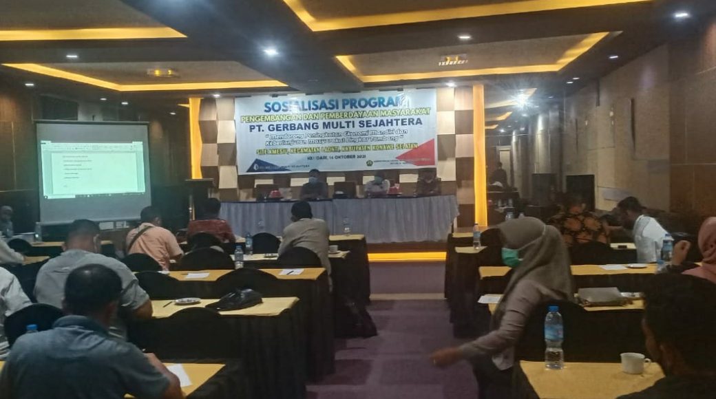 Gelar Konsultasi Publik Pasca Tambang, PT GMS Bisa Lakukan Pengapalan dan Penjualan