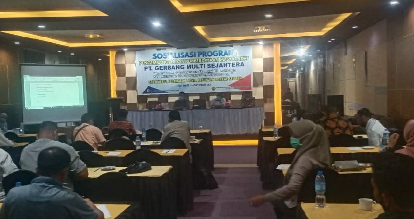 Gelar Konsultasi Publik Pasca Tambang, PT GMS Bisa Lakukan Pengapalan dan Penjualan