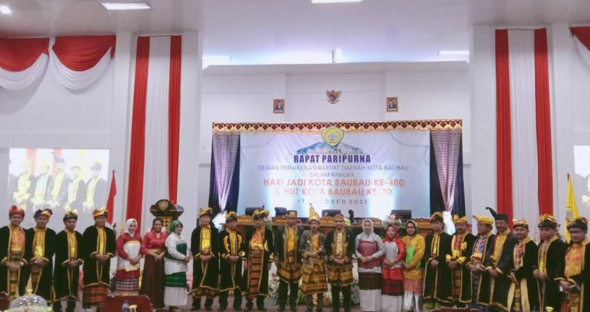 Rapat Paripurna HUT Kota Baubau, DPRD Beberkan Capaian Kerja